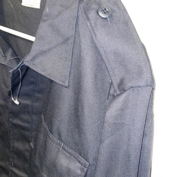 Camo Distributors Tactical button down long sleeve shirt black mens size Large - Picture 4 of 8